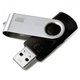 Флеш пам'ять USB Goodram 16Gb Twister Black USB 2.0 (UTS2-0160K0R11)