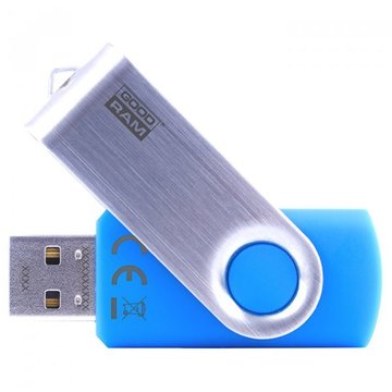 Флеш пам'ять USB Goodram 8Gb Twister Blue (UTS2-0080B0R11)