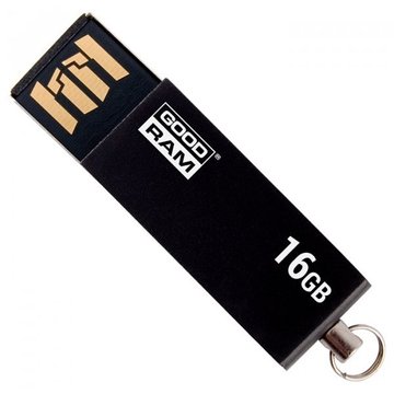 Флеш пам'ять USB Goodram 16Gb Cube Black USB 2.0 (UCU2-0160K0R11)
