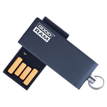 Флеш пам'ять USB Goodram 64Gb UCU2 Cube Graphite USB 2.0 (UCU2-0640E0R11)