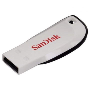 Флеш память USB SanDisk Cruzer Blade 16GB White