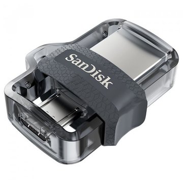 Флеш память USB SanDisk 16GB OTG Ultra Dual Black (SDDD3-016G-G46)