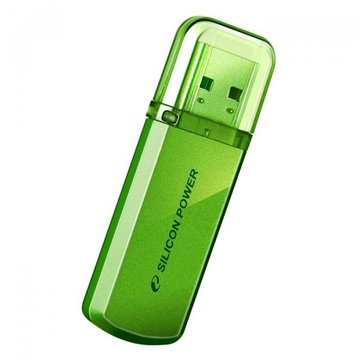 Флеш память USB Silicon Power 16Gb Helios 101 green (SP016GbUF2101V1N)