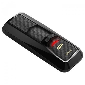 Флеш пам'ять USB Silicon Power 16Gb Blaze B50 Black USB 3.0 (SP016GbUF3B50V1K)