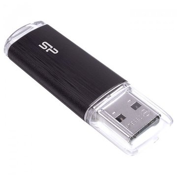 Флеш память USB Silicon Power 64Gb Ultima U02 Black USB 2.0 (SP064GbUF2U02V1K)