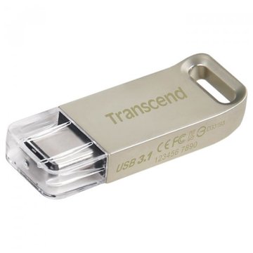 Флеш память USB Transcend 64Gb JetFlash 850 Silver USB 3.1 (TS64GJF850S)