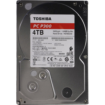 Жесткий диск Toshiba 4TB P300 5400rpm 128MB (HDWD240UZSVA)