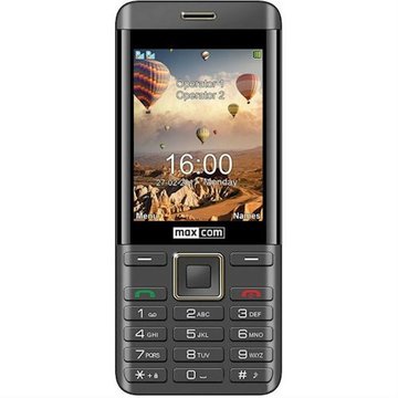 Мобильный телефон Maxcom MM236 Black-Gold (5908235974088)