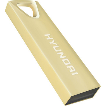 Флеш память USB Hyundai Bravo Deluxe 16GB USB 2.0 Gold (U2BK/16GAG)