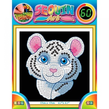 Набір Sequin Art 60 Білий тигр SA1326