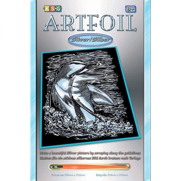 Набор Sequin Art ARTFOIL SILVER Дельфин SA0608