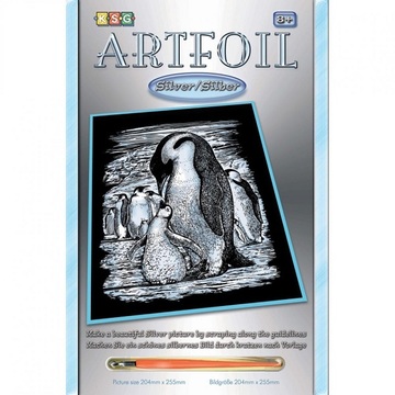 Набор Sequin Art ARTFOIL SILVER Пингвин SA0609