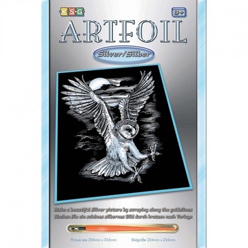 Набор Sequin Art ARTFOIL SILVER Сипуха SA0537