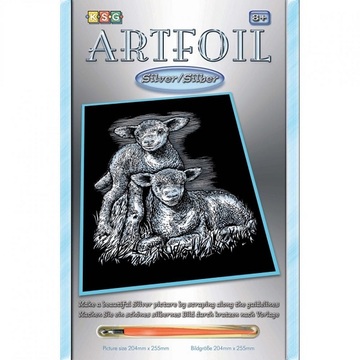 Набор Sequin Art ARTFOIL SILVER Ягнята SA0538