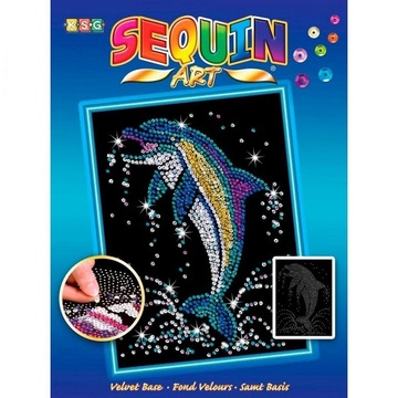 Набор Sequin Art BLUE Дельфин SA1516