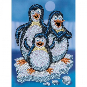 Набор Sequin Art RED Пингвины Пепино SA1503