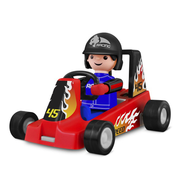 Машинка Igracek Racer with kart red Гоночний карт