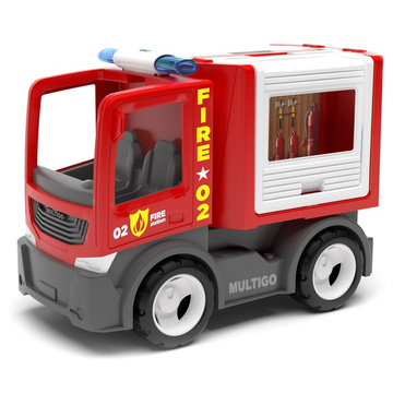 Машинка Multigo Single FIRE - MULTIBOX пожарная машина