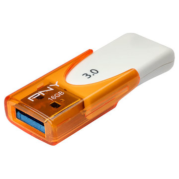 Флеш пам'ять USB PNY 16 GB Attache 4 USB 3.0 Orange (FD16GATT430-EF)