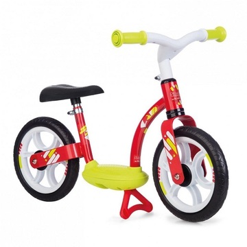 Детский велосипед Smoby металлический с подножкой Red (770122)