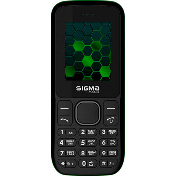 Мобильный телефон Sigma mobile X-style 17 Update Dual Sim Black/Green (4827798854525)