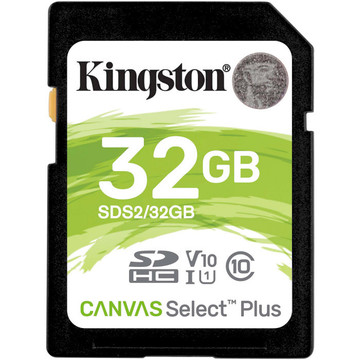 Карта пам'яті  Kingston 32GB SDHC C10 UHS-I (SDS2/32GB)