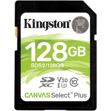 Карта памяти Kingston 128GB SDXC C10 UHS-I (SDS2/128GB)