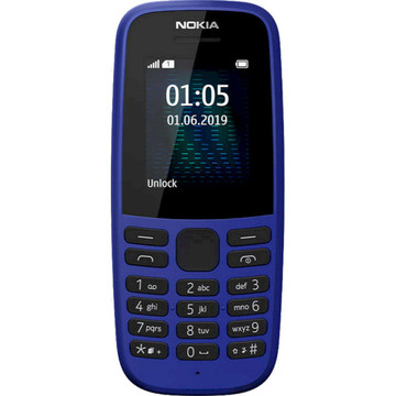 Мобильный телефон Nokia 105 2019 Single Sim Blue