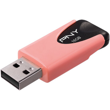 Флеш память USB PNY 16 GB Attache 4 USB 2.0 Pastel Coral, Retail