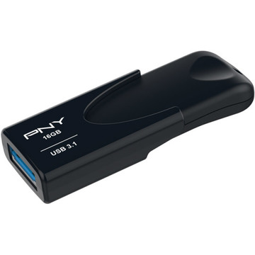 Флеш память USB PNY 16 GB Attache 4 USB 3.1 Black, Retail