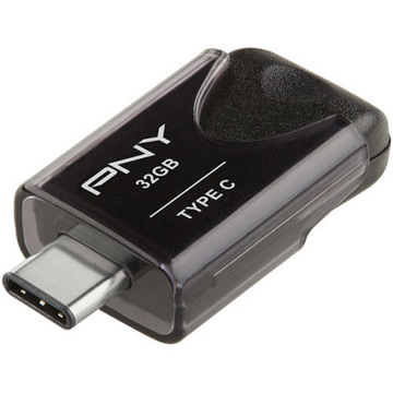 Флеш пам'ять USB PNY 32 GB Elite Type-C USB 3.1 Black Retail (FD32GATT4TC31K-EF)
