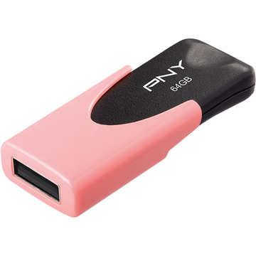 Флеш память USB PNY 64 GB Attache 4 USB 2.0 Pastel Coral, Retail