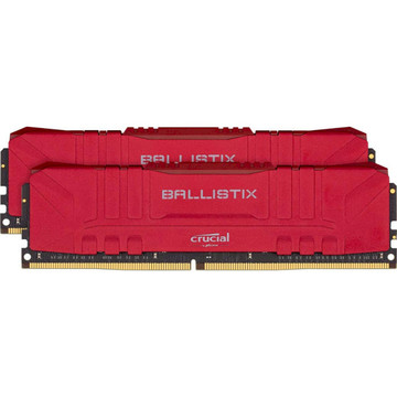 Оперативная память Micron Crucial DDR4 2666 32GB KIT (16GBx2) Ballistix Red (BL2K16G26C16U4R)