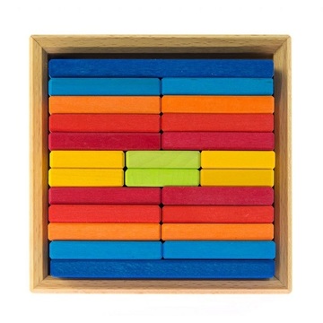 Конструктор Nic деревянная разноцветная пластина NIC523346
