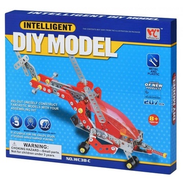 Конструктор Same Toy Inteligent DIY Model Літак 207 ел. WC38CUt
