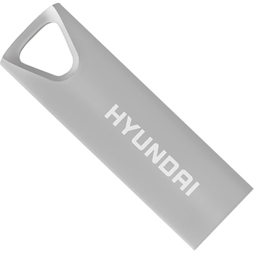 Флеш память USB Hyundai Bravo Deluxe 16GB Metal Silver