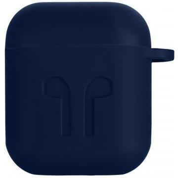 Чехол 2Е для Apple AirPods, Pure Color Silicone Imprint (1.5mm), Navy