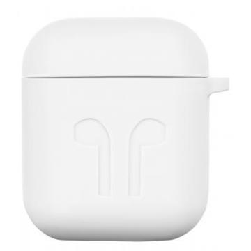 Аксесуар для навушників 2Е для Apple AirPods, Pure Color Silicone Imprint (1.5mm), White