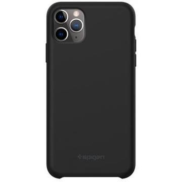 Чехол-накладка Spigen iPhone 11 Pro Silicone Fit, Black (077CS27226)