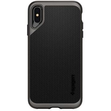 Чехол-накладка Spigen iPhone XS Max Neo Hybrid Gunmetal (065CS24838)