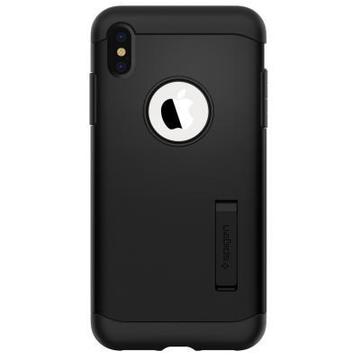 Чехол-накладка Spigen iPhone XS Max Slim Armor Black (065CS25156)