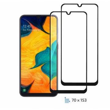 Защитное стекло и пленка  Комплект 2 в 1 2E для Samsung Galaxy A30(A305)/A50(A505), 2.5D FCFG, black border