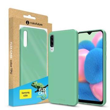 Чехол-накладка MakeFuture Flex Case (Soft-touch TPU) Samsung A30s Olive (MCF-SA30SOL)