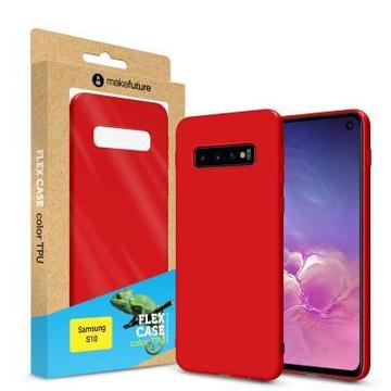 Чехол-накладка MakeFuture Flex Case (Soft-touch TPU) Samsung S10 Red (MCF-SS10RD)