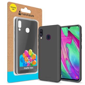 Чехол-накладка MakeFuture Skin Case Samsung A40 Black (MCSK-SA405BK)