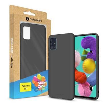 Чехол-накладка MakeFuture Samsung A51 Skin (Matte TPU) Black (MCS-SA51BK)