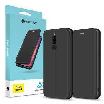 Чехол-книжка MakeFuture Xiaomi Redmi 8 Flip (Soft-Touch PU) Black (MCP-XR8BK)