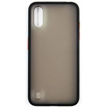 Чохол-накладка DENGOS Samsung Galaxy A01 (black) (DG-TPU-MATT-32)