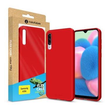 Чехол-накладка MakeFuture Flex Case (Soft-touch TPU) Samsung A30s Red (MCF-SA30SRD)