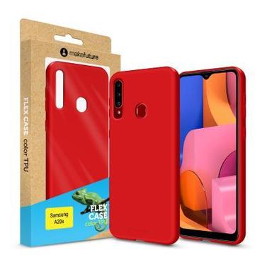 Чохол-накладка MakeFuture Flex Case (Soft-touch TPU) Samsung A20s Red (MCF-SA20SRD)